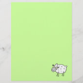 Funky Boerderij Sheep Recycling Letterhead Paper (Voorkant)