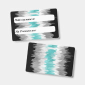 Funky Boho Aanpasbare Libramannelijke Pride Vlag Badge (Voor- en achterkant)
