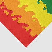 Funky Boho Abstract Gay Rainbow Mosaic Pride Flag Tissuepapier (Detail)