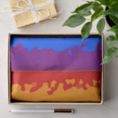 Funky Boho Abstract Gay Rainbow Mosaic Pride Flag Tissuepapier (Geschenk)