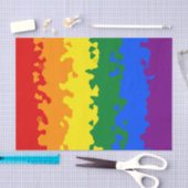 Funky Boho Abstract Gay Rainbow Mosaic Pride Flag Tissuepapier (Craft)