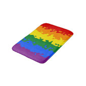 Funky Boho Abstract Gay Regenboog Mozaïek Pride Vl Badmat (Gekanteld)