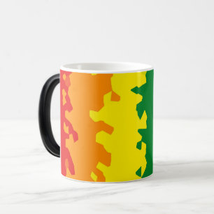 Funky Boho Abstract Gay Regenboog Mozaïek Pride Vl Magische Mok