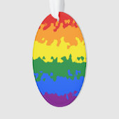 Funky Boho Abstract Gay Regenboog Mozaïek Pride Vl Ornament (voorkant)