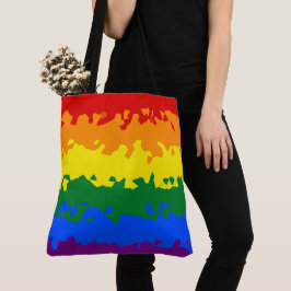 Funky Boho Abstract Gay Regenboog Mozaïek Pride Vl Tote Bag