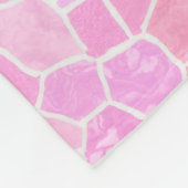 Funky Boho Abstract Mozaïek Pomoseksuele Vlag Fleece Deken (Hoek)