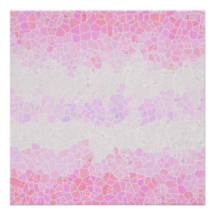 Funky Boho Abstract Mozaïek Pomoseksuele Vlag Perfect Poster