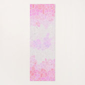 Funky Boho Abstract Mozaïek Pomoseksuele Vlag Yogamat (Achterkant)