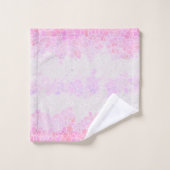 Funky Boho Abstract Mozaïek Pomosexual Pride Flag Bad Handdoek (Wasdoekje)
