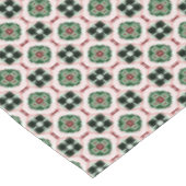 Funky Boho Retro Lieve Abstract Kerstpatroon Tafelkleed (Gekanteld)