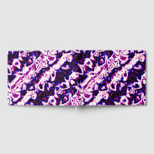 Funky Boho Retro Marbled Stripes Genderfluid Pride Gastenboek (Volledig)