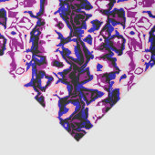 Funky Boho Retro Marbled Stripes Genderfluid Pride Tissuepapier (Detail)