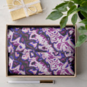 Funky Boho Retro Marbled Stripes Genderfluid Pride Tissuepapier (Geschenk)