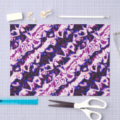Funky Boho Retro Marbled Stripes Genderfluid Pride Tissuepapier (Craft)