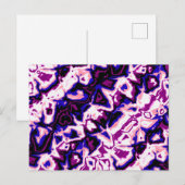 Funky Boho Retro Marmer Strepen Genderfluid Pride Briefkaart (Voorkant / Achterkant)