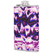 Funky Boho Retro Marmer Strepen Genderfluid Pride Heupfles (Links)