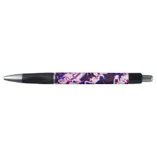 Funky Boho Retro Marmer Strepen Genderfluid Pride Pen