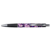 Funky Boho Retro Marmer Strepen Genderfluid Pride Pen (Achterkant)