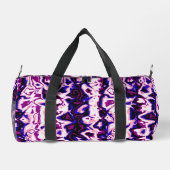 Funky Boho Retro Marmer Strepen Genderfluid Pride Plunjezak (Achterkant)