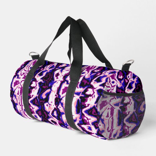 Funky Boho Retro Marmer Strepen Genderfluid Pride Plunjezak (Rechterhoek)