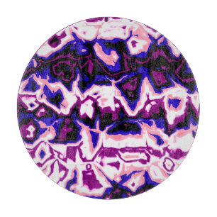 Funky Boho Retro Marmer Strepen Genderfluid Pride Snijplank