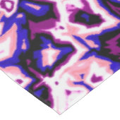 Funky Boho Retro Marmer Strepen Genderfluid Pride Tafelkleed (Gekanteld)