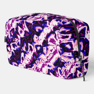 Funky Boho Retro Marmer Strepen Genderfluid Pride Toilettasje