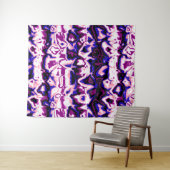 Funky Boho Retro Marmer Strepen Genderfluid Pride Wandkleed (In Situ (horizontaal))