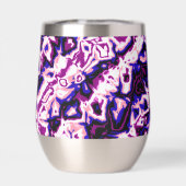 Funky Boho Retro Marmeren Strepen Genderfluid Prid (Achterkant)