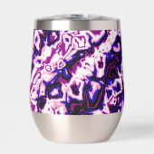 Funky Boho Retro Marmeren Strepen Genderfluid Prid (Voorkant)