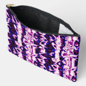 Funky Boho Retro Marmeren Strepen Genderfluid Prid Etui (Open)