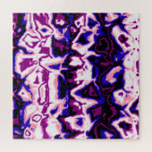 Funky Boho Retro Marmeren Strepen Genderfluid Prid Legpuzzel (Horizontaal)