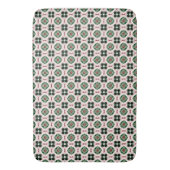 Funky Boho Retro Schattig Abstract Kerstpatroon Badmat (Voorkant Verticaal)