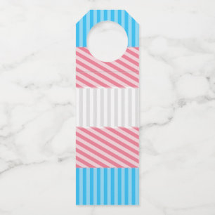 Funky Boho Streep Abstracte Transgender Pride Flag Flessenhanger