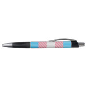 Funky Boho Streep Abstracte Transgender Pride Flag Pen (Bovenkant)