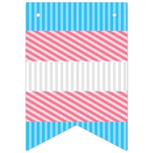 Funky Boho Streep Abstracte Transgender Pride Flag Vlaggetjes (Tweede vlag)