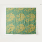 Funky Boho Zine Style Print Pattern Muur Afbeeldin Wandkleed (Voorkant (horizontaal))