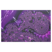 Funky Bold Boho Paarse Digitale Abstracte Fractal Stof (Fat Quarter)