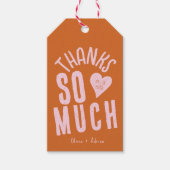 Funky Bold Font Cadeaulabel (Voorkant)