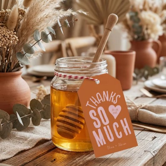 Funky Bold Font Cadeaulabel