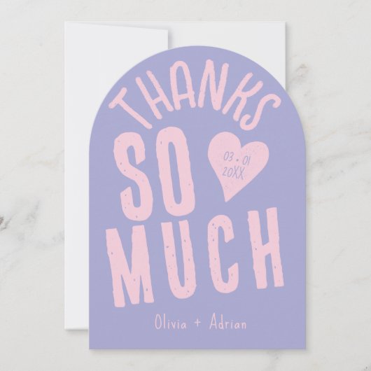 Funky Bold Font Kaart (Voorkant)