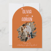 Funky Bold Font Kaart (Achterkant)