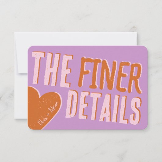 Funky Bold Font Kaart (Voorkant)