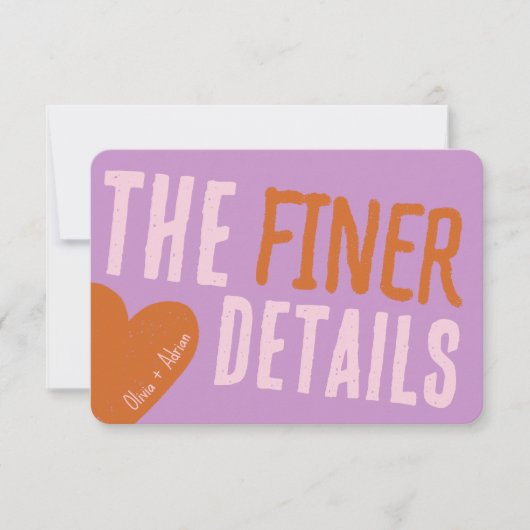 Funky Bold Font Kaart (Voorkant)