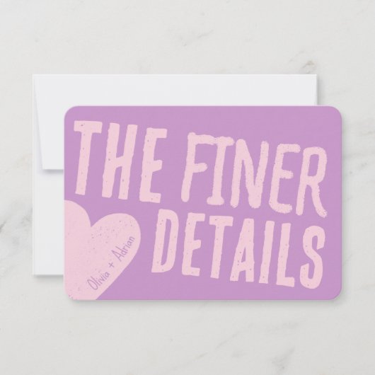 Funky Bold Font Kaart (Voorkant)