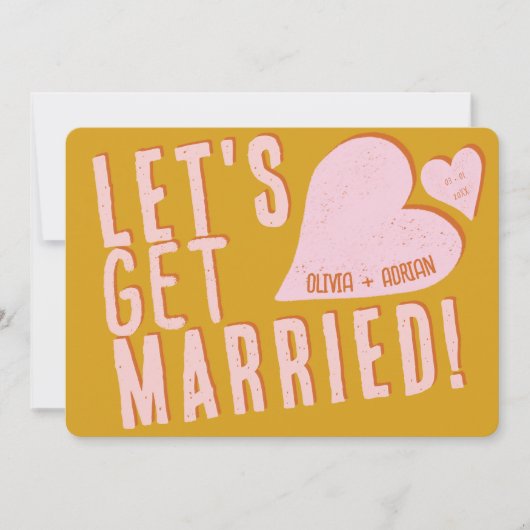 Funky Bold Font Kaart (Voorkant)