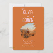 Funky Bold Font Kaart (Achterkant)