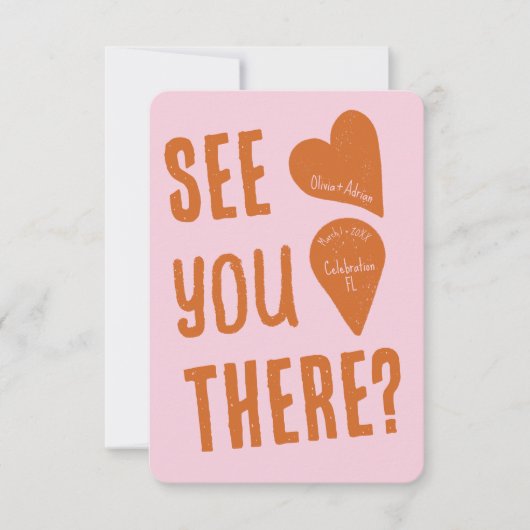 Funky Bold Font Kaart (Voorkant)