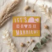 Funky Bold Font Uitnodigingen Wikkel