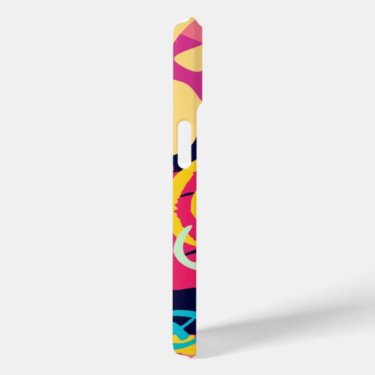 Funky Bold Graffiti - Patroonmonogram Case-Mate iPhone Case (Achterkant / Rechts)